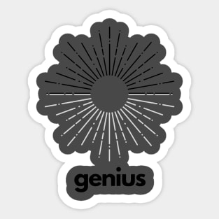 Genius Sticker